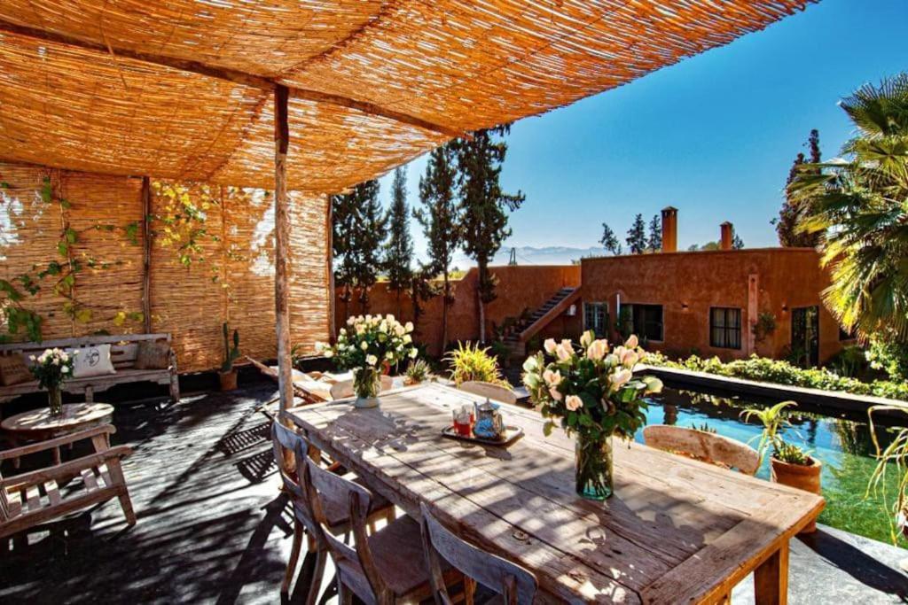 Aux Portes De Marrakech Villa Arts & Deco Avec Piscine Marakéš Exteriér fotografie